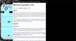 Desktop Screenshot of michaelcapewell.com