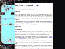 Tablet Screenshot of michaelcapewell.com
